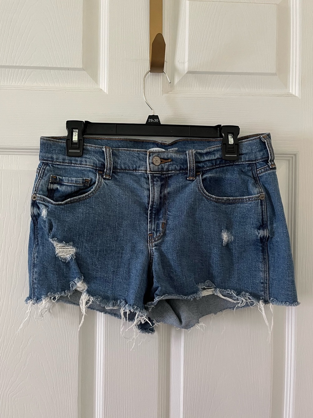 Old Navy Distressed Denim Jean Shorts - Blue